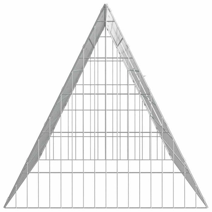 Cușcă pentru pui Argintiu 215 x 55 x 55 cm Oțel Galvanizat - WALTI WALTI