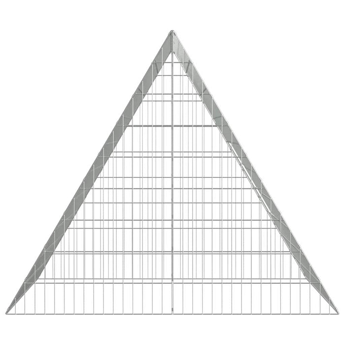 Cușcă pentru pui Argintiu 110 x 100 x 85 cm Oțel Galvanizat - WALTI WALTI