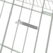 Cușcă pentru pui Argintiu 430 x 100 x 85 cm Oțel Galvanizat - WALTI WALTI