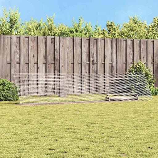 Cușcă pentru pui Argintiu 430 x 100 x 85 cm Oțel Galvanizat - WALTI WALTI