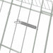 Cușcă pentru pui Argintiu 650 x 100 x 85 cm Oțel Galvanizat - WALTI WALTI