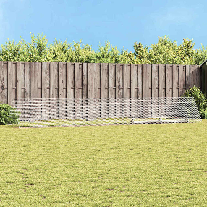 Cușcă pentru pui Argintiu 650 x 100 x 85 cm Oțel Galvanizat - WALTI WALTI