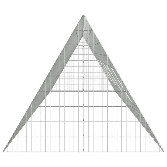 Cușcă pentru pui Argintiu 650 x 100 x 85 cm Oțel Galvanizat - WALTI WALTI