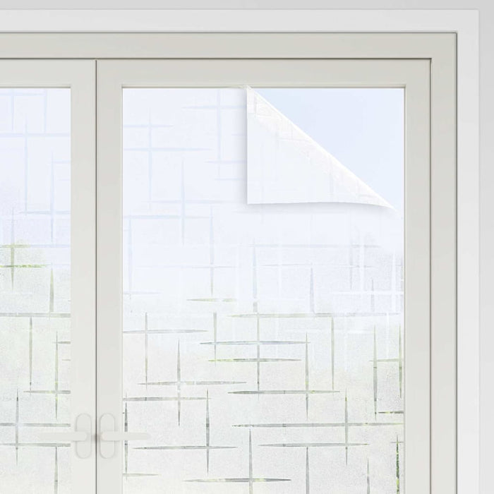 Folie statică pentru ferestre Model stea 90 x 500 cm PVC WALTI