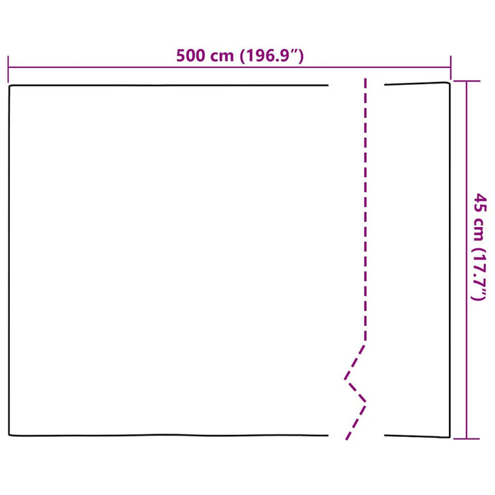 Folie pentru feronerie autoadezivă Gri Fros 45 x 500 cm PVC WALTI