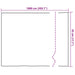 Folie pentru feronerie autoadezivă Gri Fros 45 x 1000 cm PVC - WALTI WALTI