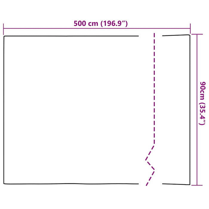 Folie pentru feronerie autoadezivă Alb Fros 90 x 500 cm PVC WALTI