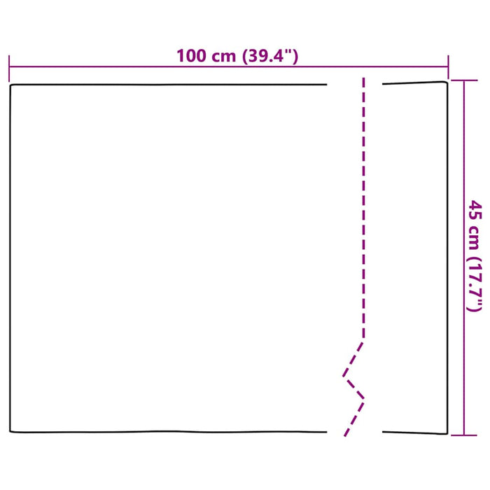Folie de oglindă autoadhesivă 45 x 100 cm 2 buc. Argintiu PET - WALTI WALTI