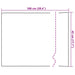 Folie de oglindă autoadhesivă 45 x 100 cm 2 buc. Argintiu PET - WALTI WALTI
