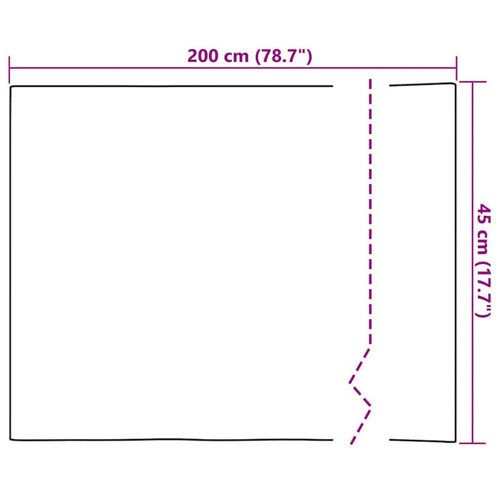 Folie de oglindă autoadezivă 45 x 200 cm 2 buc. Argintiu PET WALTI