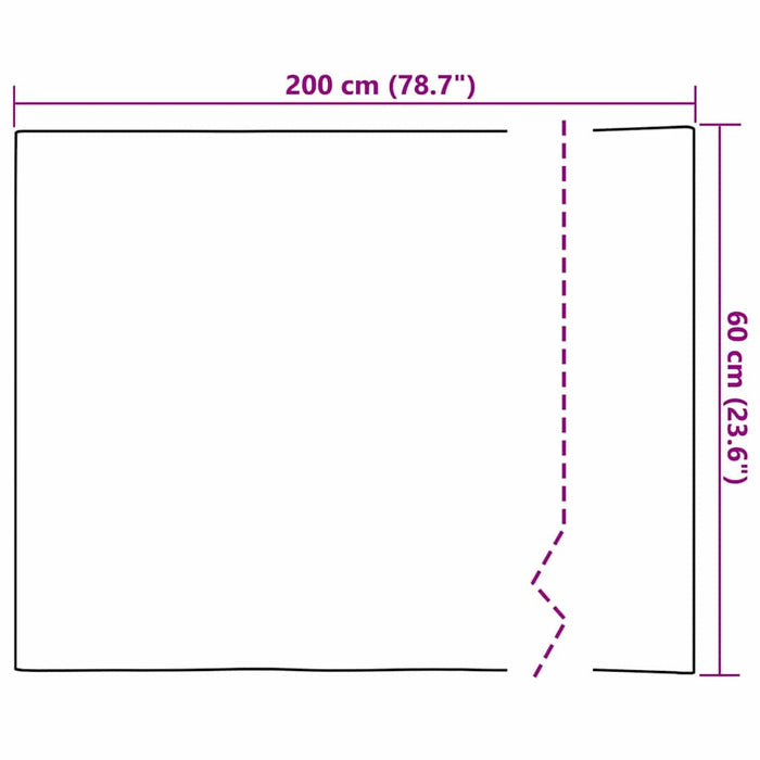 Folie de oglindă autocolantă 60 x 200 cm 2 buc. Argintiu PET WALTI