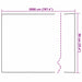 Film adeziv pentru oglindă Argintiu 90 x 2000 cm PET - WALTI WALTI
