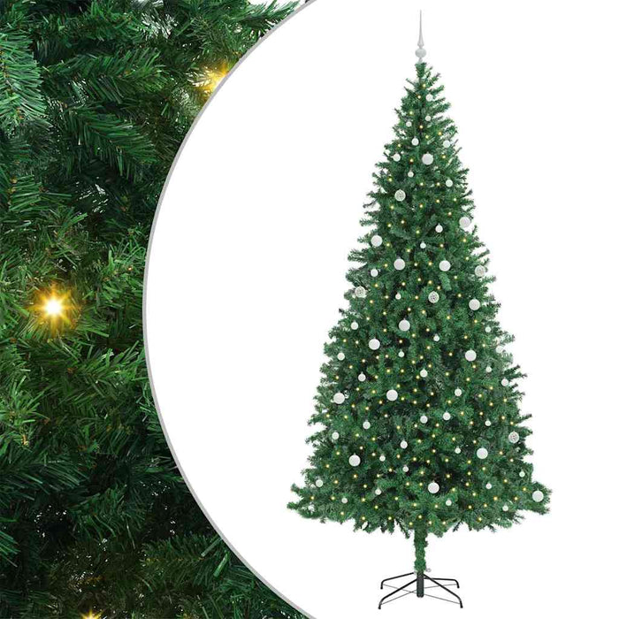 Brad de Crăciun artificial Verde 300 cm PVC și metal și plastic WALTI