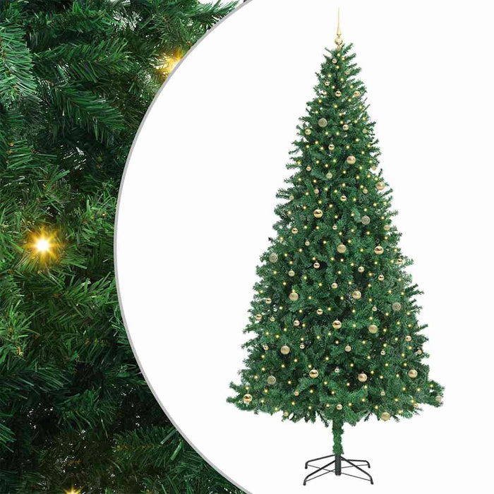 Brad de Crăciun artificial Verde 300 cm PVC și metal și plastic WALTI