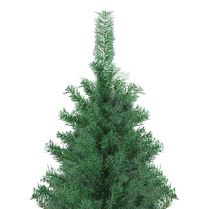 Brad de Crăciun cu lumini decorative cu coarde Verde 400 cm PVC WALTI