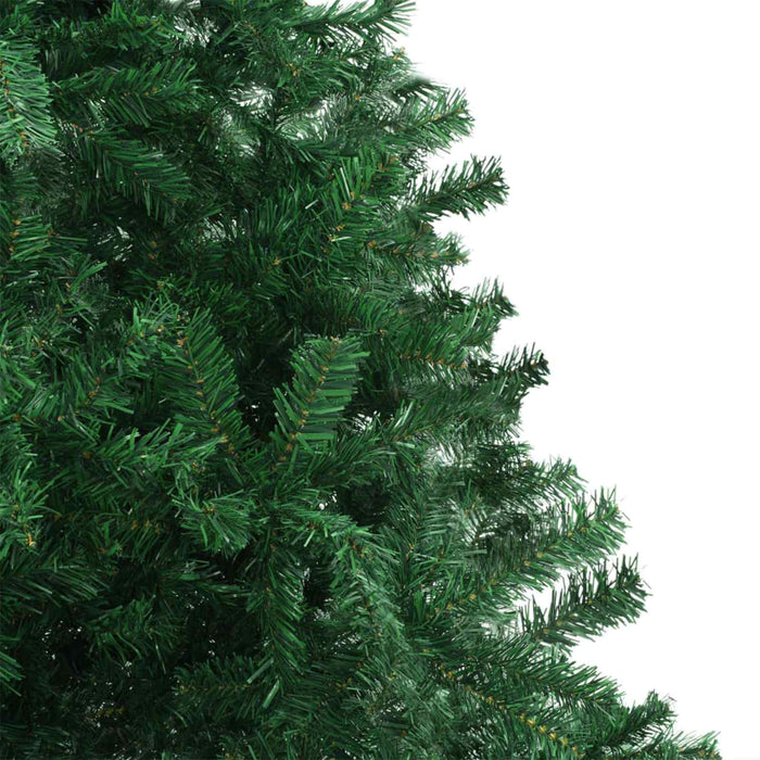 Brad de Crăciun cu lumini decorative cu coarde Verde 400 cm PVC WALTI