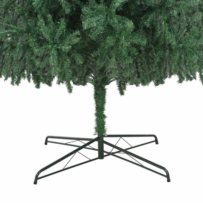 Brad de Crăciun cu lumini decorative cu coarde Verde 400 cm PVC WALTI