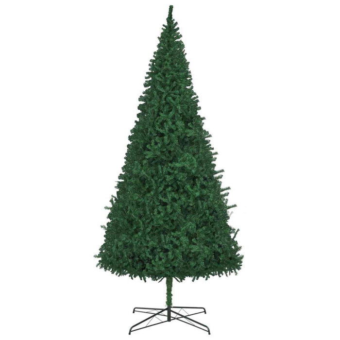 Brad de Crăciun cu lumini decorative cu coarde Verde 400 cm PVC WALTI