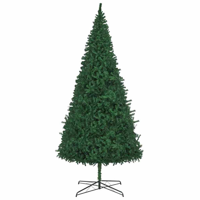 Brad de Crăciun cu lumini decorative cu coarde Verde 400 cm PVC WALTI
