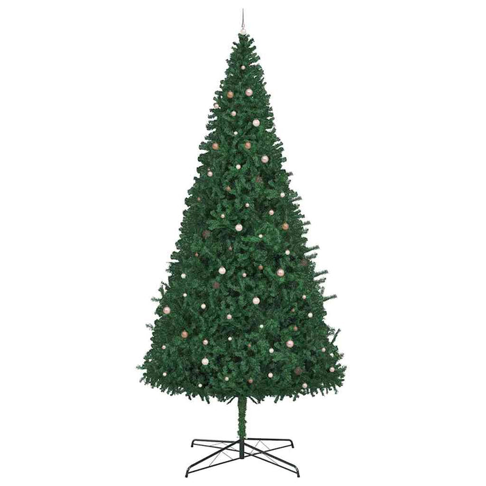 Brad de Crăciun cu lumini decorative cu coarde Verde 400 cm PVC - WALTI WALTI