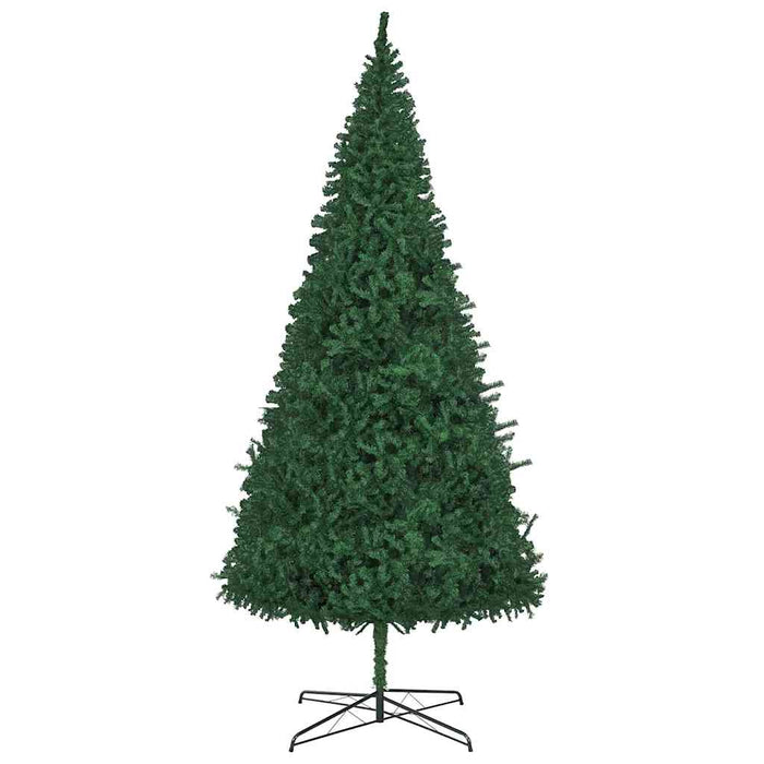 Brad de Crăciun cu lumini decorative cu coarde Verde 400 cm PVC WALTI