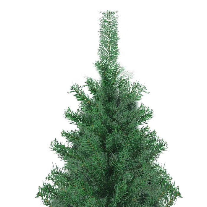Brad de Crăciun cu lumini decorative cu coarde Verde 400 cm PVC WALTI