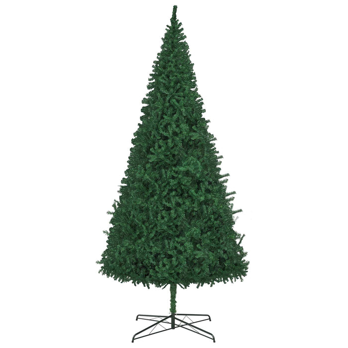 Brad de Crăciun cu lumini decorative cu coarde Verde 400 cm PVC WALTI