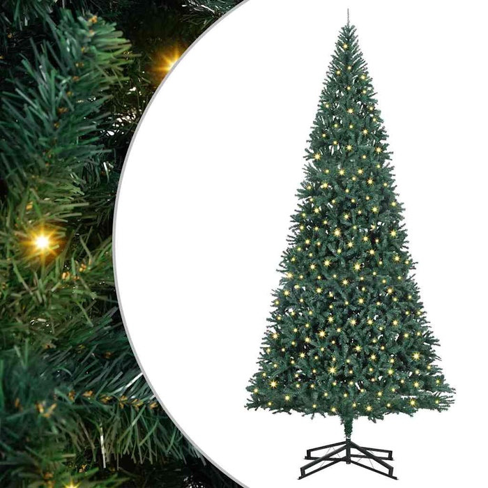 Brad de Crăciun artificial pre-iluminat Verde 500 cm PVC - WALTI WALTI