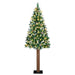 Brad de Crăciun subțire Verde 72 x 72 x 180 cm PVC - WALTI WALTI