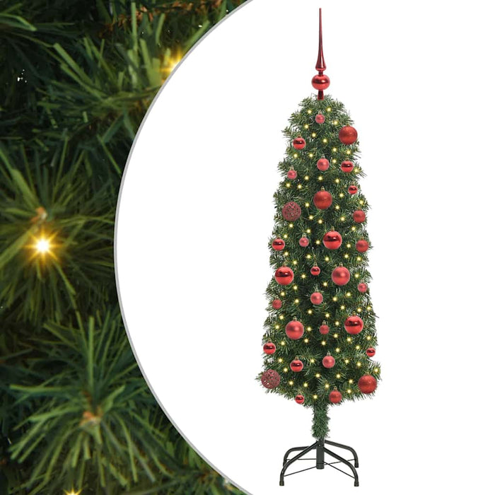 Brad de Crăciun artificial Verde 120 cm PVC și oțel și plastic - WALTI WALTI