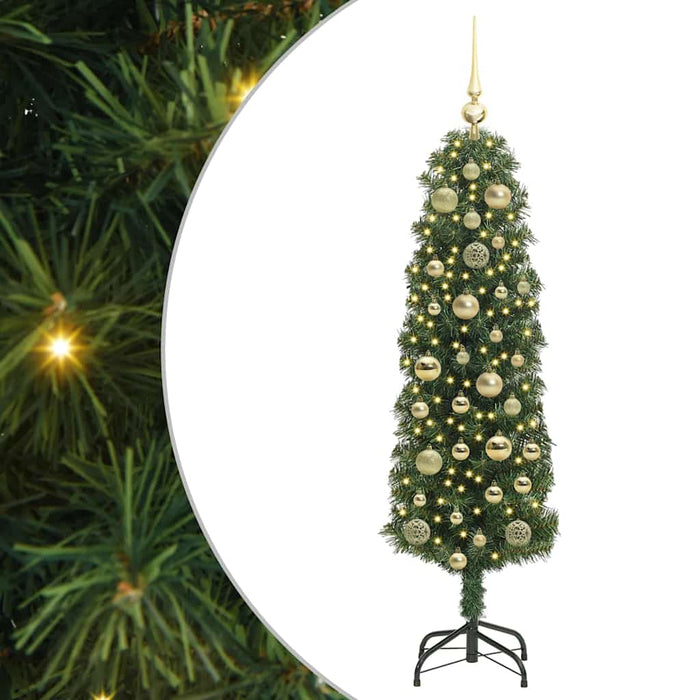 Brad de Crăciun artificial Verde 120 cm PVC și oțel și plastic - WALTI WALTI