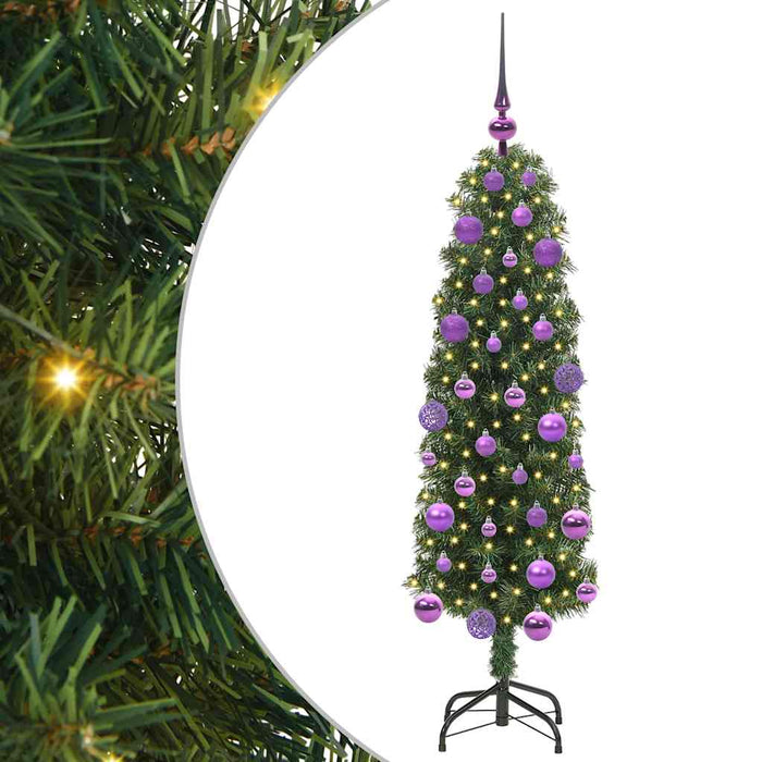 Brad de Crăciun artificial Verde 120 cm PVC și oțel și plastic - WALTI WALTI