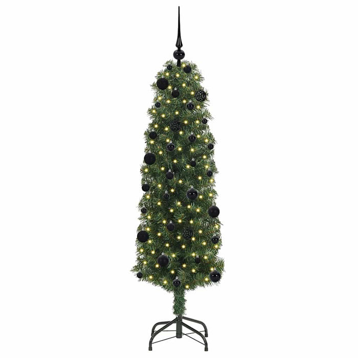 Brad de Crăciun artificial Verde 150 cm PVC și oțel și plastic - WALTI WALTI