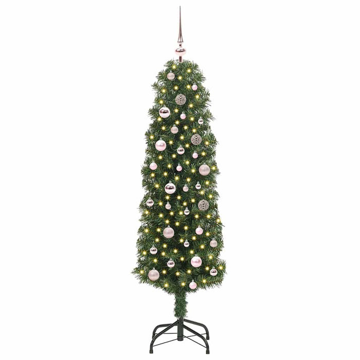 Brad de Crăciun artificial Verde 150 cm PVC și oțel și plastic - WALTI WALTI