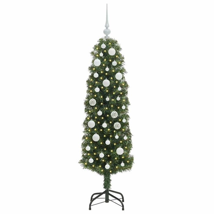 Brad de Crăciun artificial Verde 150 cm PVC și oțel și plastic - WALTI WALTI