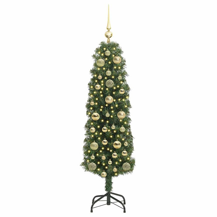 Brad de Crăciun artificial Verde 150 cm PVC și oțel și plastic - WALTI WALTI