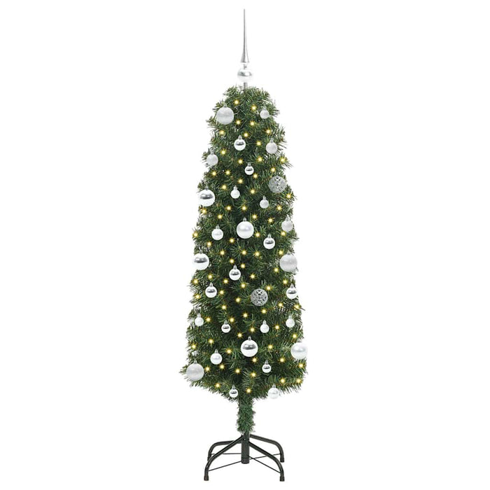 Brad de Crăciun artificial Verde 150 cm PVC și oțel și plastic - WALTI WALTI