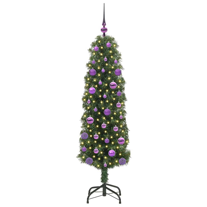Brad de Crăciun artificial Verde 150 cm PVC și oțel și plastic - WALTI WALTI