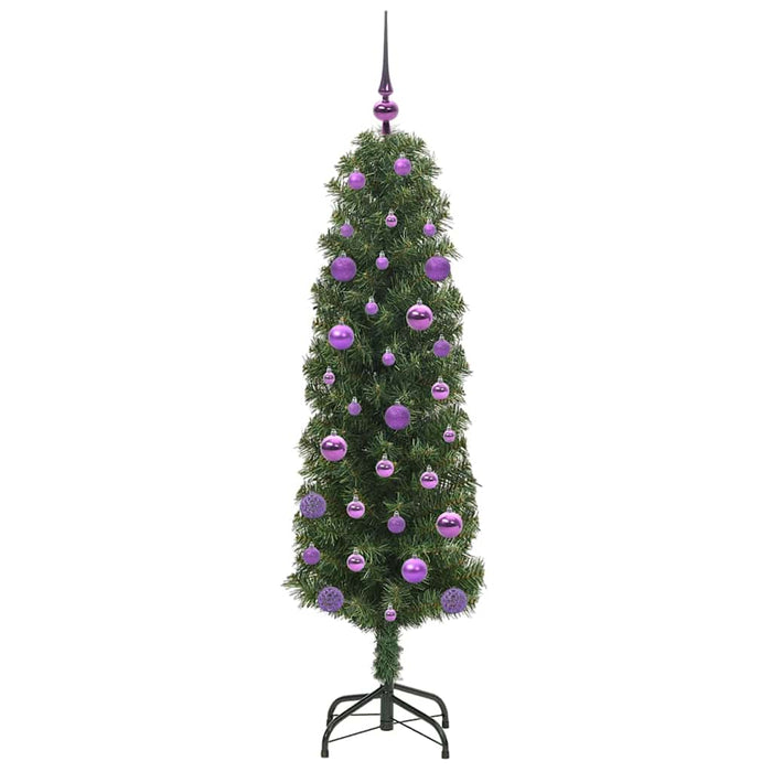 Brad de Crăciun artificial Verde 150 cm PVC și oțel și plastic - WALTI WALTI