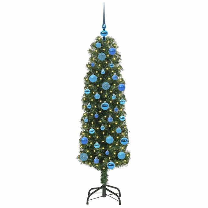 Brad de Crăciun artificial Verde 150 cm PVC și oțel și plastic - WALTI WALTI