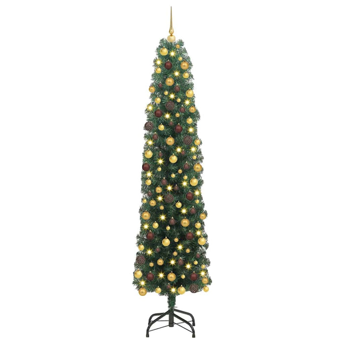 Brad de Crăciun artificial Verde 180 cm PVC și oțel și plastic WALTI