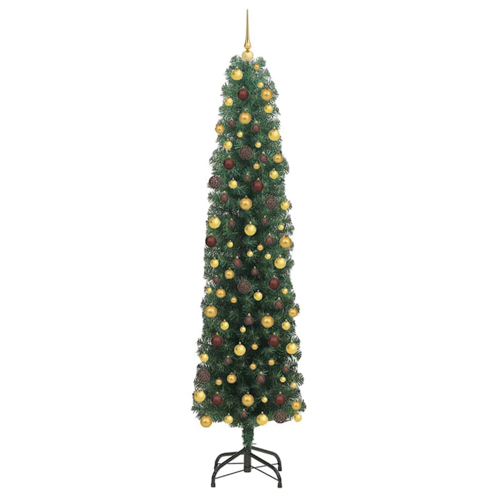 Brad de Crăciun artificial Verde 180 cm PVC și oțel și plastic WALTI