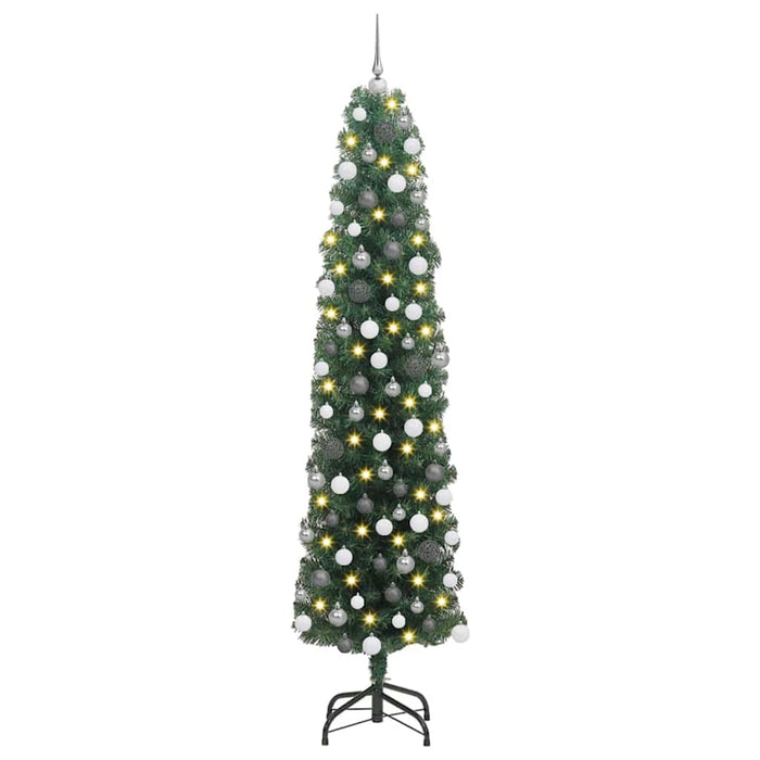Brad de Crăciun artificial Verde 180 cm PVC și oțel și plastic - WALTI WALTI