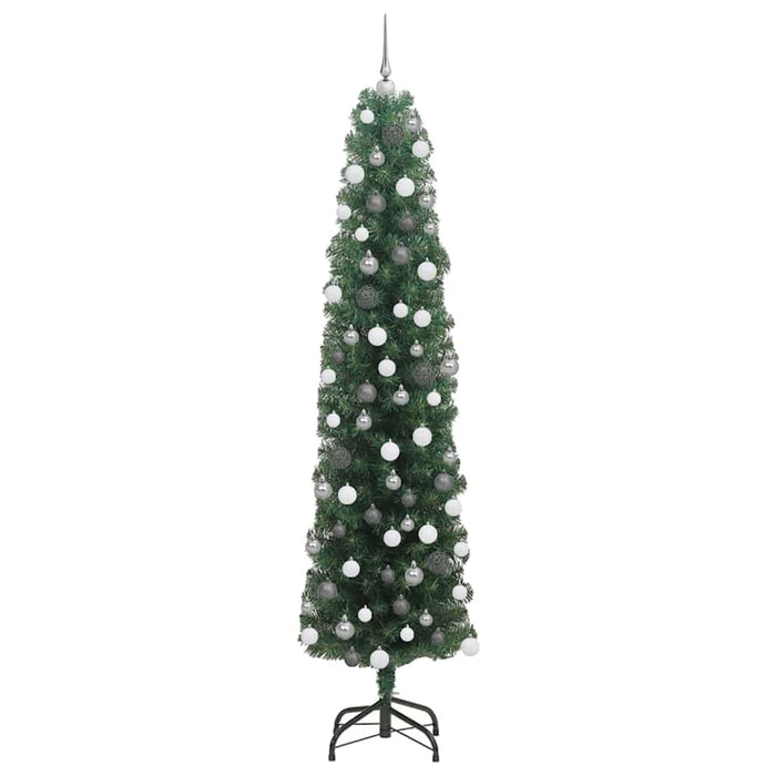 Brad de Crăciun artificial Verde 180 cm PVC și oțel și plastic - WALTI WALTI