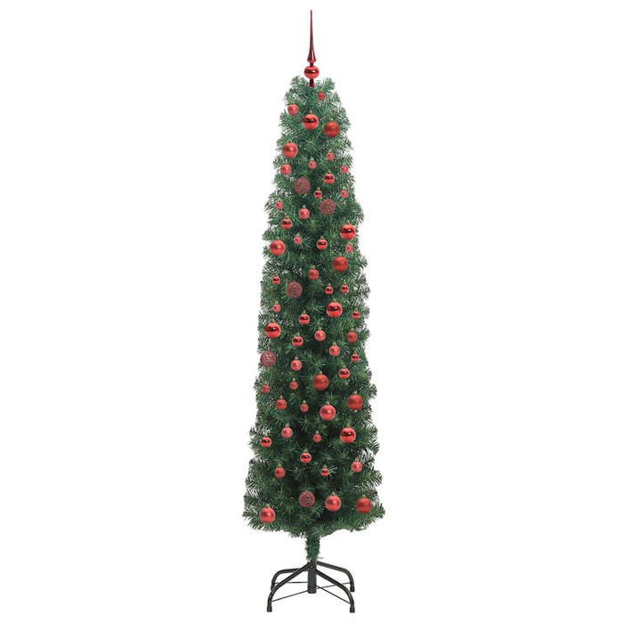 Brad de Crăciun artificial Verde 180 cm PVC și oțel și plastic - WALTI WALTI
