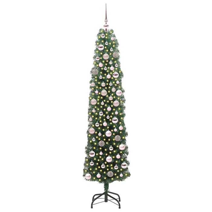 Brad de Crăciun artificial Verde 180 cm PVC și oțel și plastic - WALTI WALTI