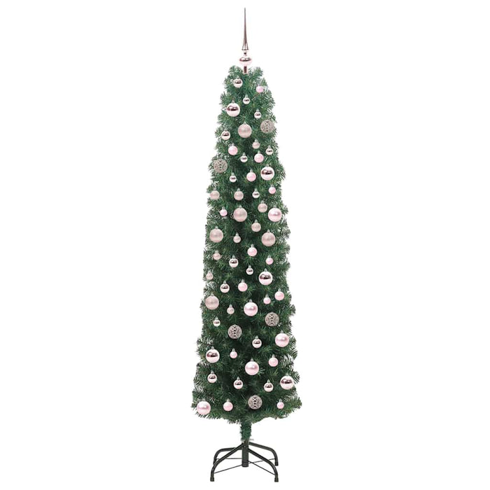 Brad de Crăciun artificial Verde 180 cm PVC și oțel și plastic - WALTI WALTI