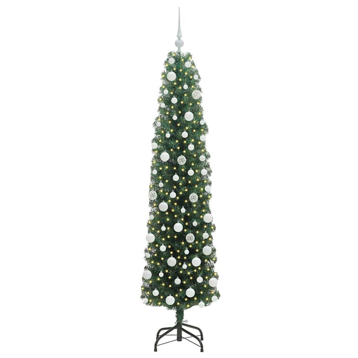Brad de Crăciun artificial Verde 180 cm PVC și oțel și plastic - WALTI WALTI