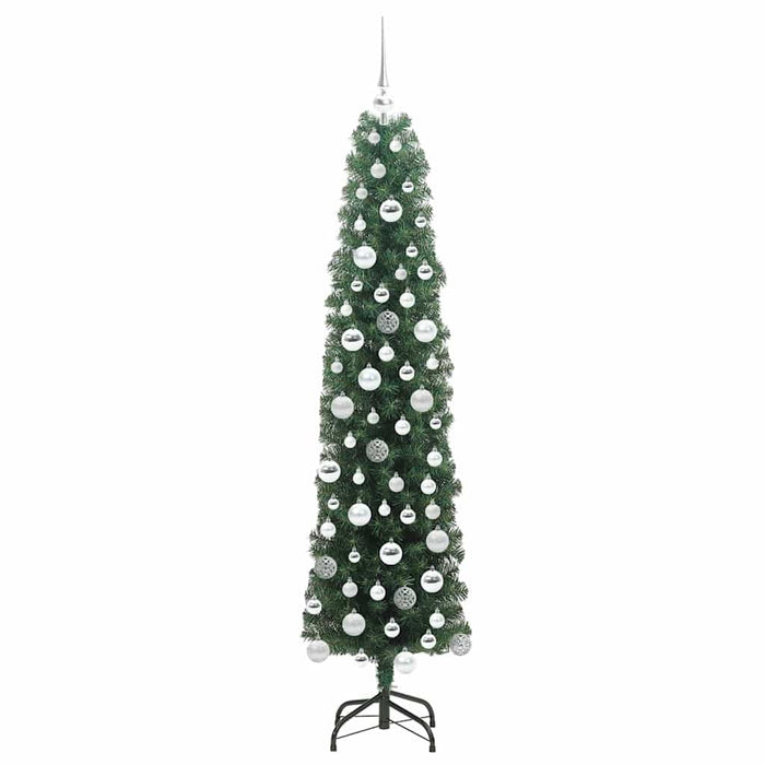 Brad de Crăciun artificial Verde 180 cm PVC și oțel și plastic - WALTI WALTI