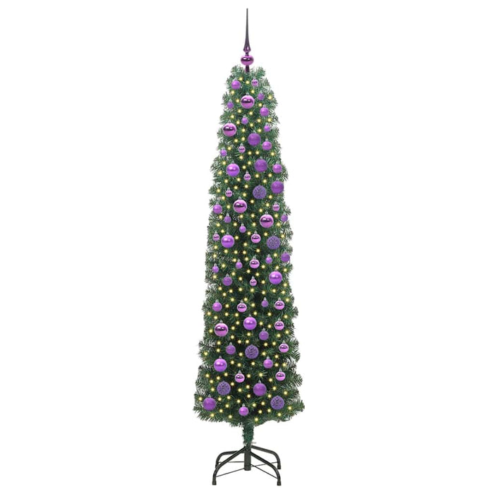 Brad de Crăciun artificial Verde 180 cm PVC și oțel și plastic - WALTI WALTI